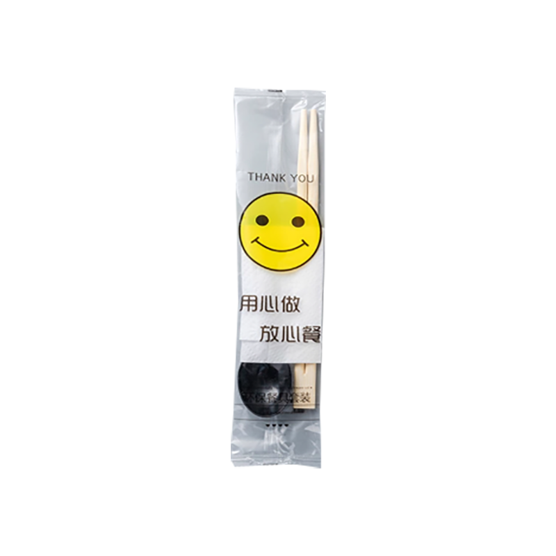 海铁科技一次性筷子套装笑脸/套
