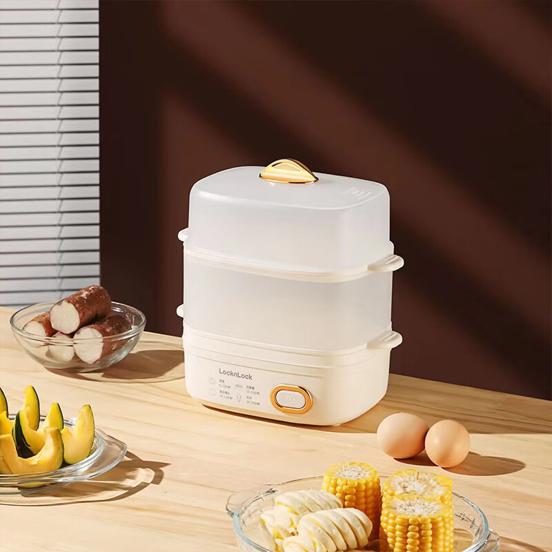 乐扣乐扣 三明治机早餐机 多功能吐司面包机EJE3225WH[3.2L]高清大图