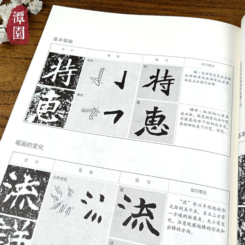 [正版]张猛龙碑帖 新书谱中国书法基础教程 北魏碑毛笔字帖 张猛龙原碑帖技法精讲 书法集字高清放大旁注章法结构楷书入门