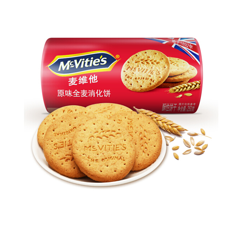 麦维他原味全麦消化饼250克
