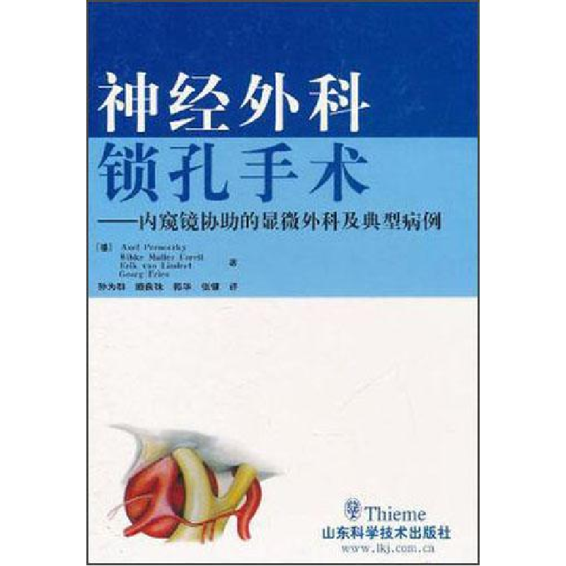 正版新书】神经外科锁孔手术--内窥镜协助的显微外科及典型病例(
