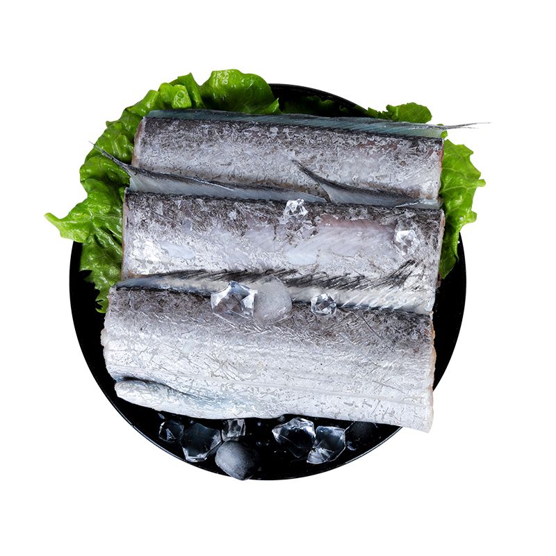 庆源丰新鲜冷冻大带鱼中段3斤舟山野生带鱼段500克x3盒视频