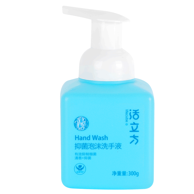 [消字号]活立方泡沫洗手液300g宝宝抑菌清香型儿童杀菌消毒家用 单瓶体验装[300g]泡沫洗手液