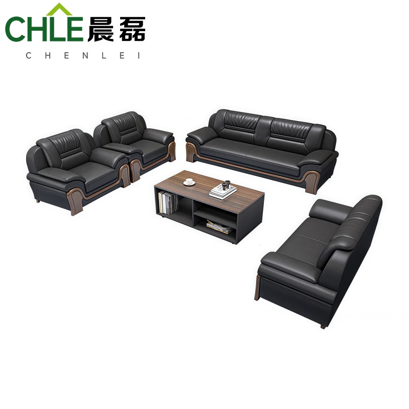 晨磊 沙发茶几组合 1+1+2+3+茶几 套高清大图