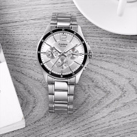 卡西欧MTP-1375L-1AVPF石英表指针设计防水50米全国联保