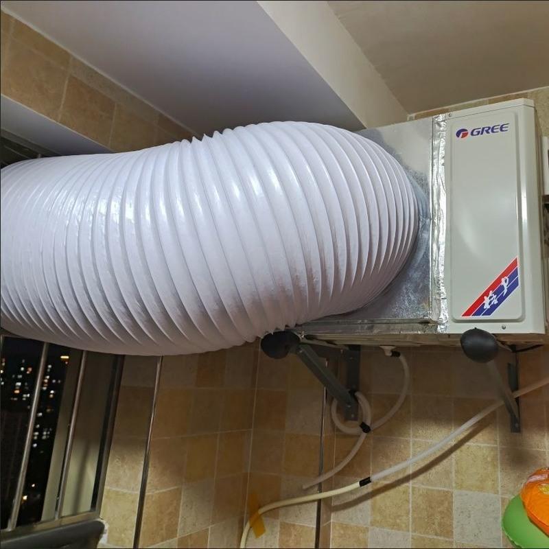 空调外机排风导风管散热神器双层铝箔排热风管窗户排热风散热风管请