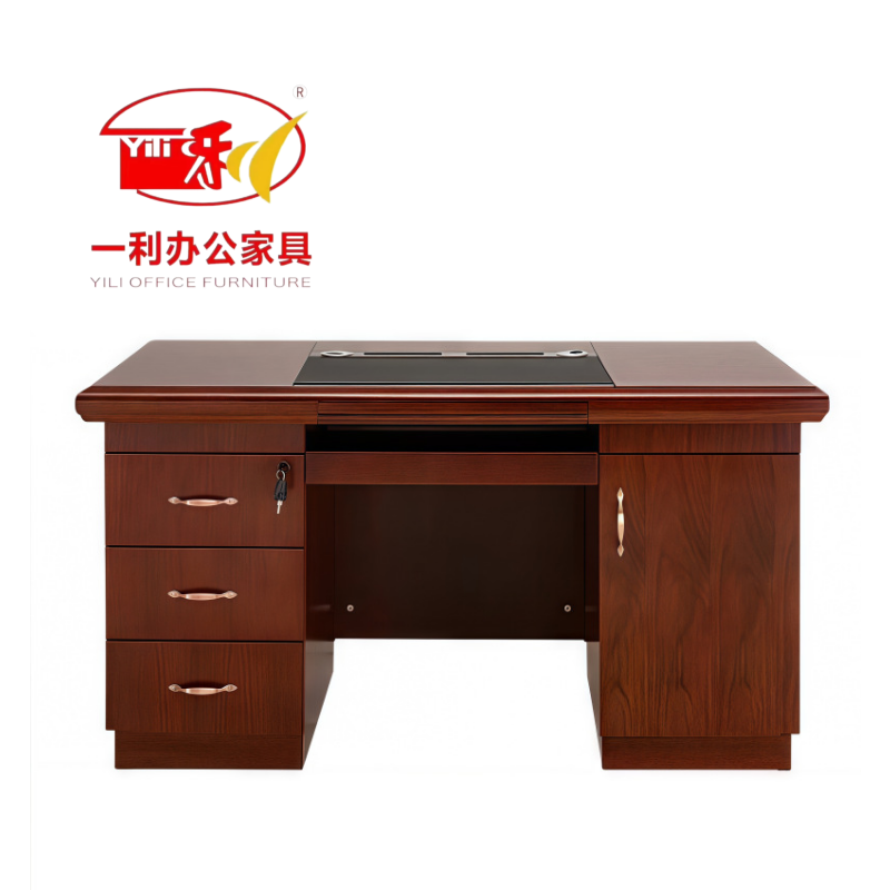 一利办公桌/电脑桌 YL-YQ0407/1400mm*700mm*760mm 张高清大图