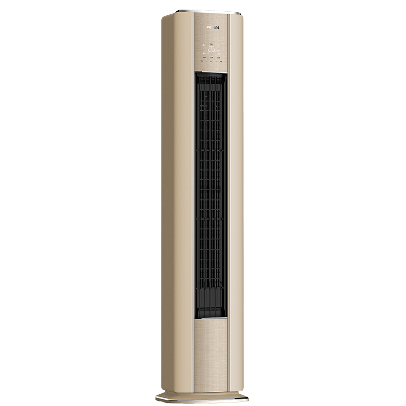 飞利浦琉光金3匹新1级变频立柜冷暖空调高清大图