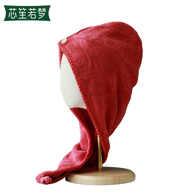 芯笙若梦 毛巾 干发帽 25*65cm 条高清大图