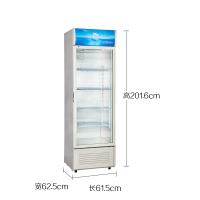 星星(XINGX) LSC-368G 368升 侧开门 双层玻璃更锁冷 饮品展示更直观 商用展示柜