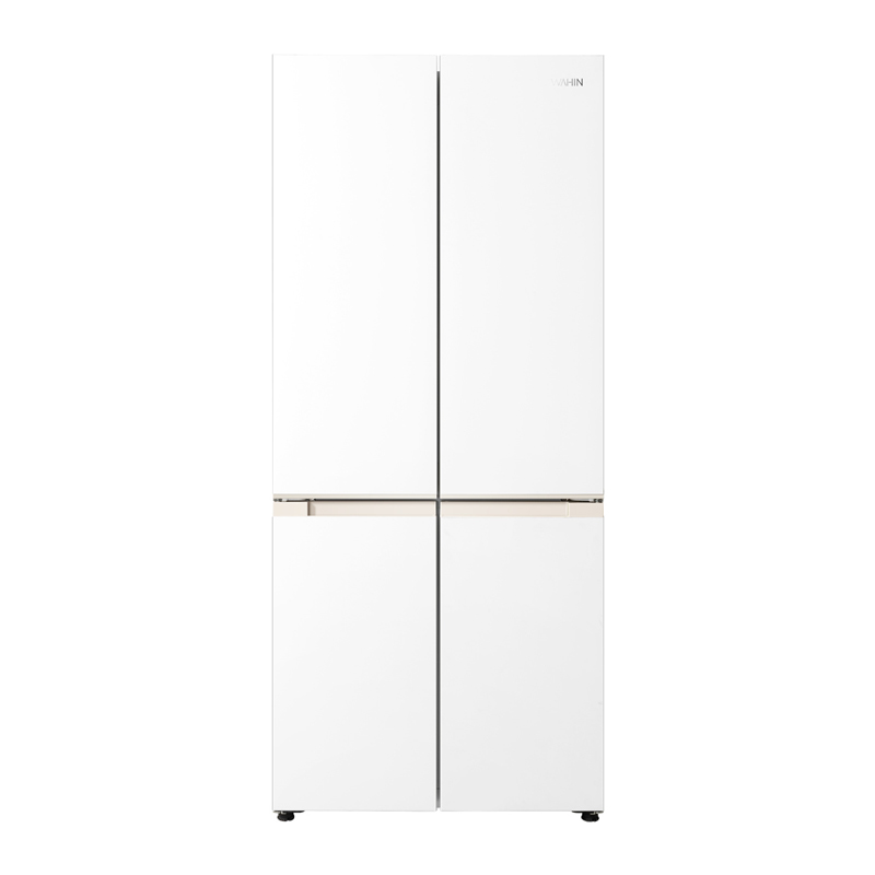 美的出品华凌冰箱520十字对开门冰箱1级能效自动除霜四星级冷冻室501升雾隐白变频电脑控温低至34分贝高清大图