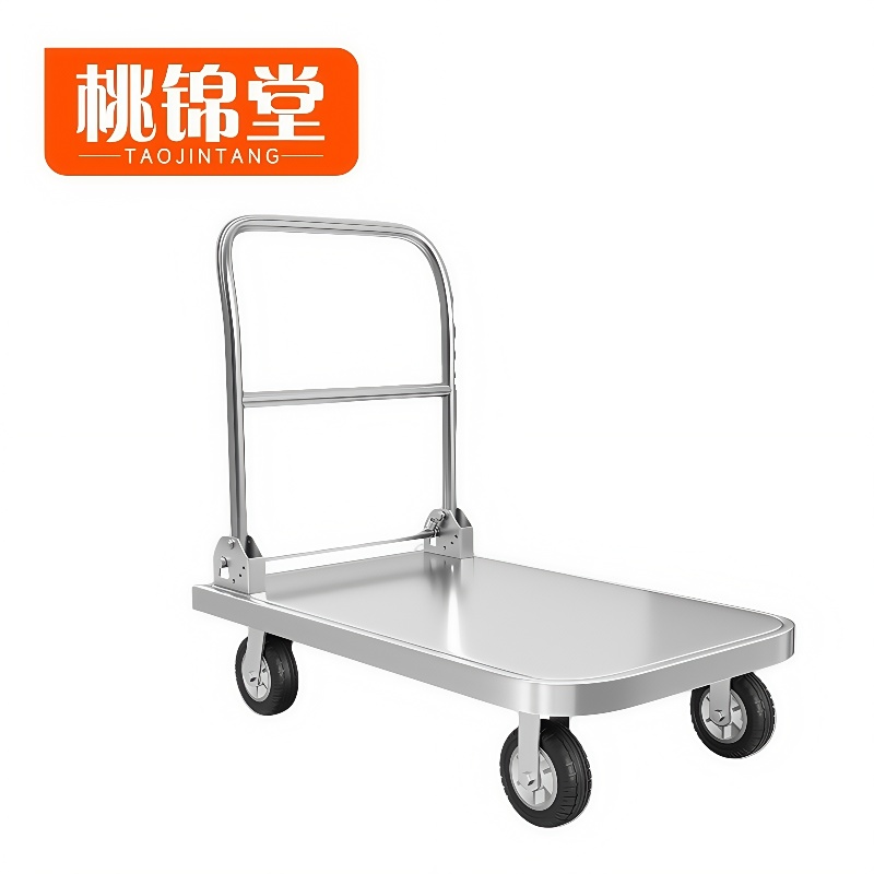 桃锦堂不锈钢手推车高清大图