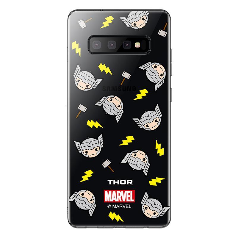 正版漫威 适用三星S10手机壳 S10+tpu防摔壳保护软壳A60防爆套