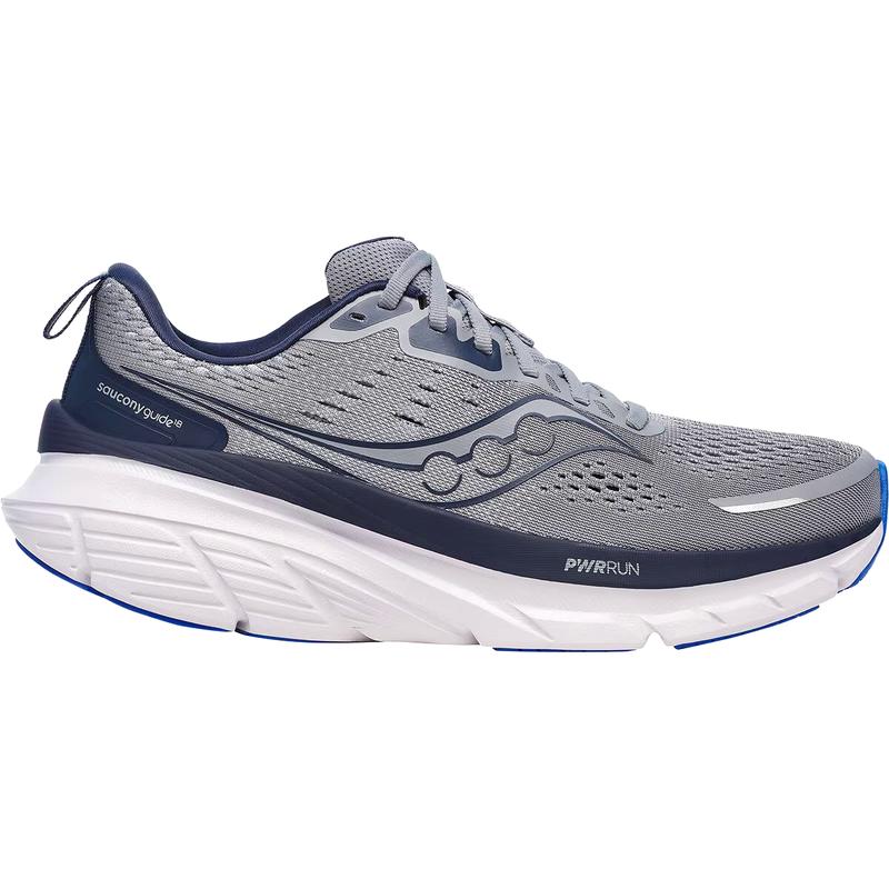 索康尼(SAUCONY)Guide18跑鞋男日常训练长距离缓震稳定舒适跑鞋 Flint/Navy 44.5