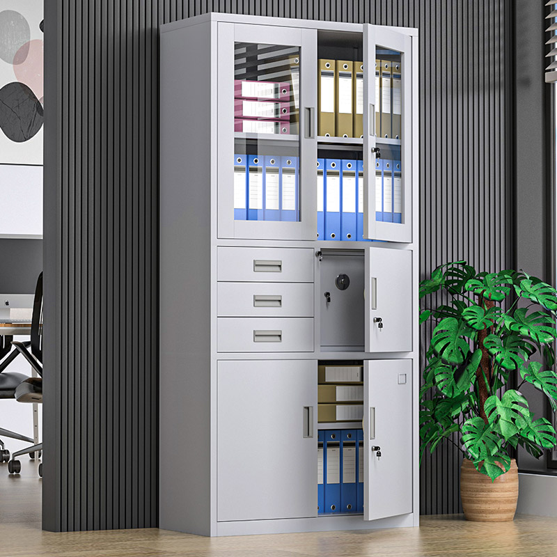 凯量 文件柜偏三保 850*390*1800 台高清大图