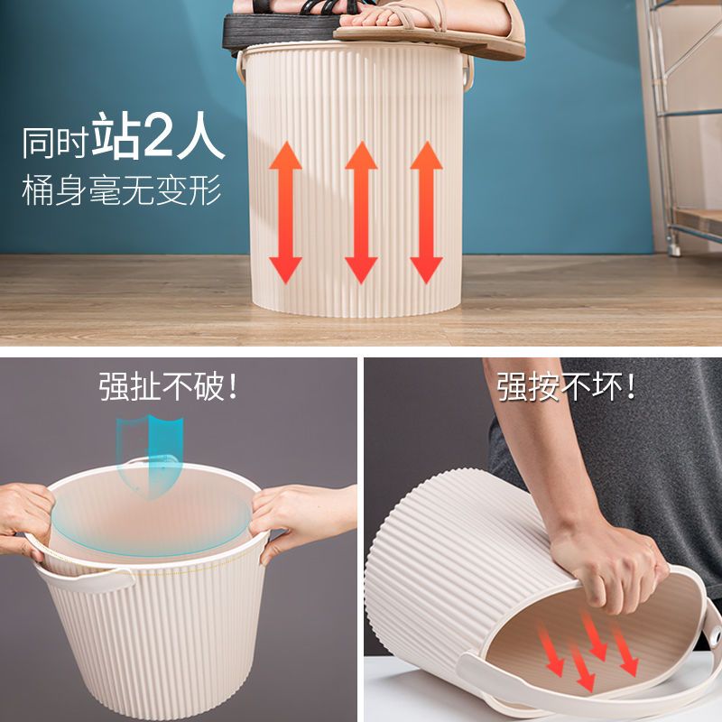 家用桶玩具水桶凳幼儿园收纳桶塑料加厚鱼桶带盖洗澡桶钧可坐水桶|香芋紫高33.5直径31.5加大号