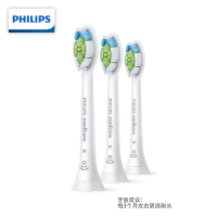 飞利浦(PHILIPS)电动牙刷头 钻石亮白型HX6063/67白色适配HX9352HX9362HX5181HX5282