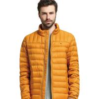 [美国直采 官方正品]Tommy Hilfiger 男士防风羽绒服 155AN231 金色