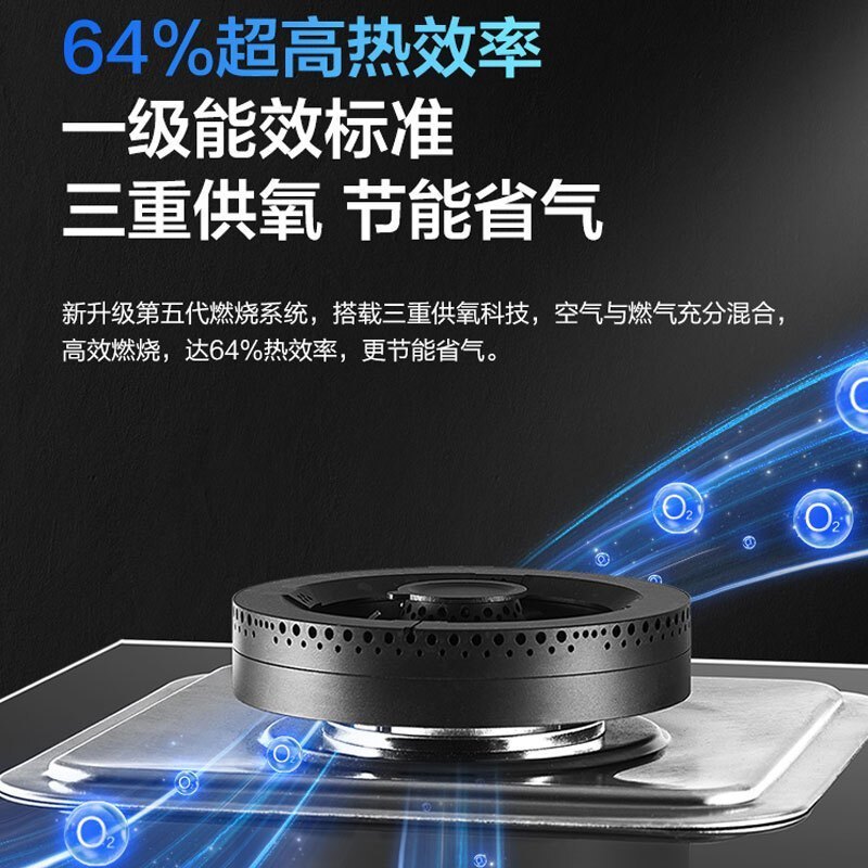 老板(ROBAM)双腔烟灶套餐两件套60X2+32B6X 欧式触控式挥手爆炒21立方大吸力抽油烟机+4.5kW灶具套装