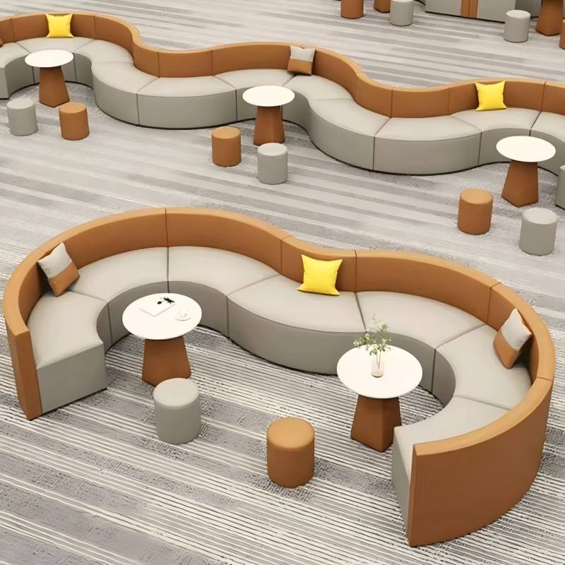 鑫苏威定制异形沙发座椅 YX0.9 XSW-SF-Y01组高清大图