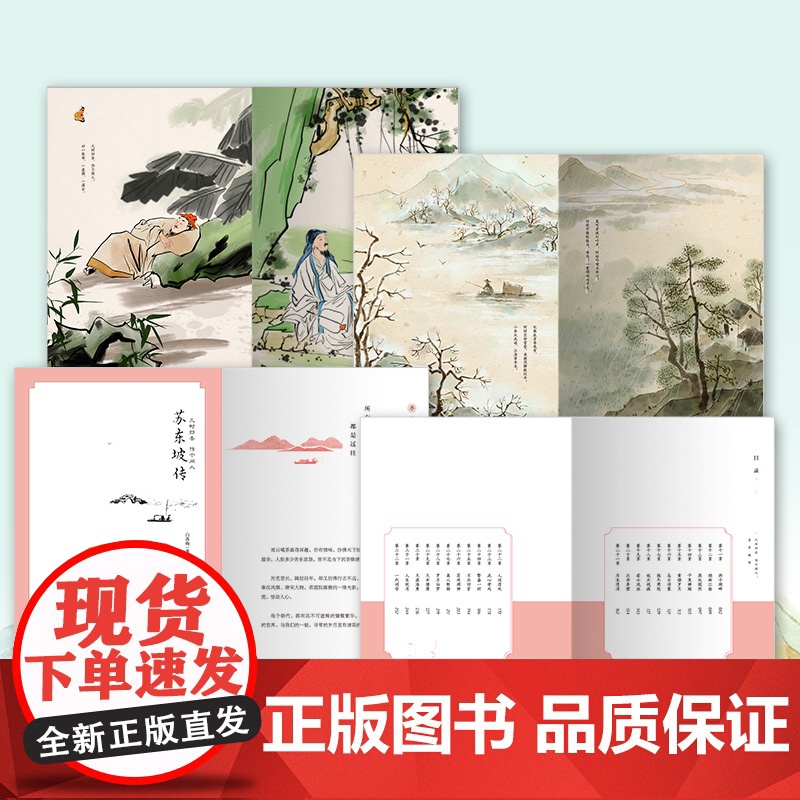 苏东坡传:几时归去 作个闲人 白落梅 湖南文艺出版社 正版书籍高清大图