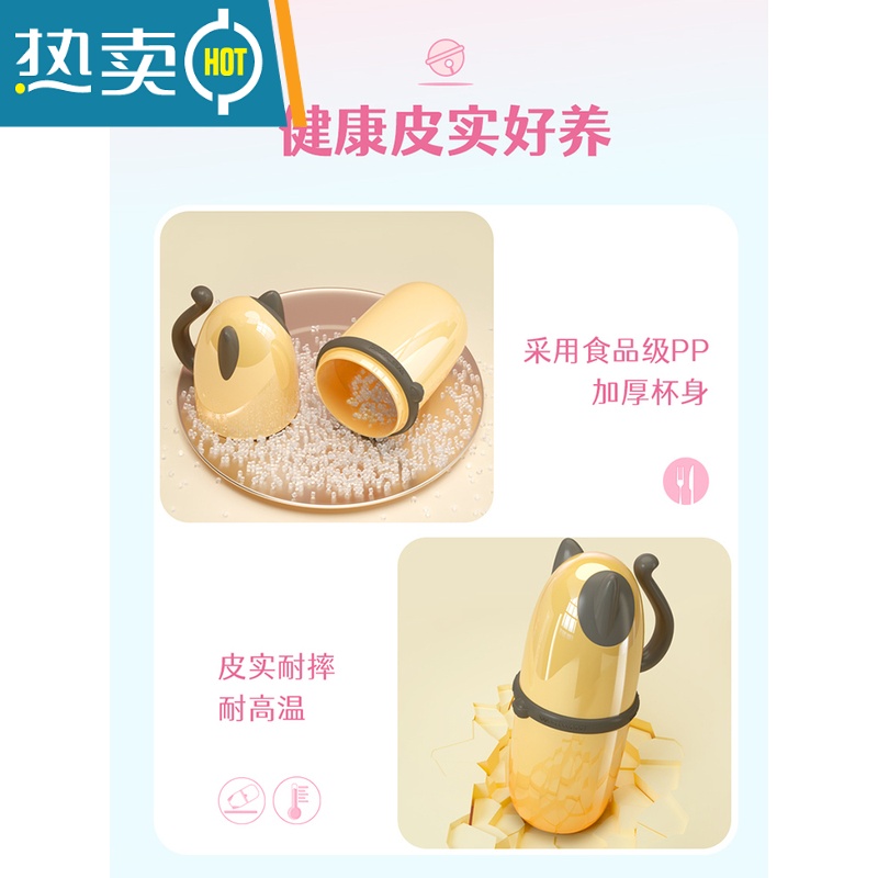 敬平儿童旅行洗漱杯漱口杯牙杯女牙刷收纳盒宝宝可爱刷牙杯牙刷盒便携 活力橙[豪华款]高清大图