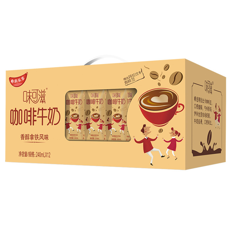 伊利 味可滋 咖啡风味牛奶240ml*12盒