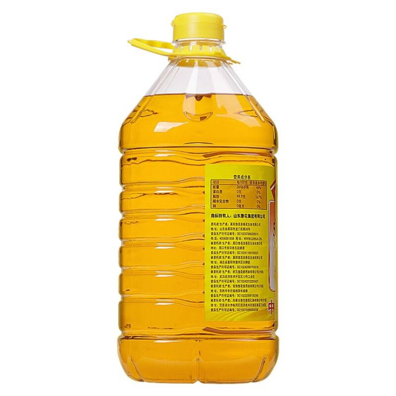 鲁花食用油5S压榨一级花生油 5L