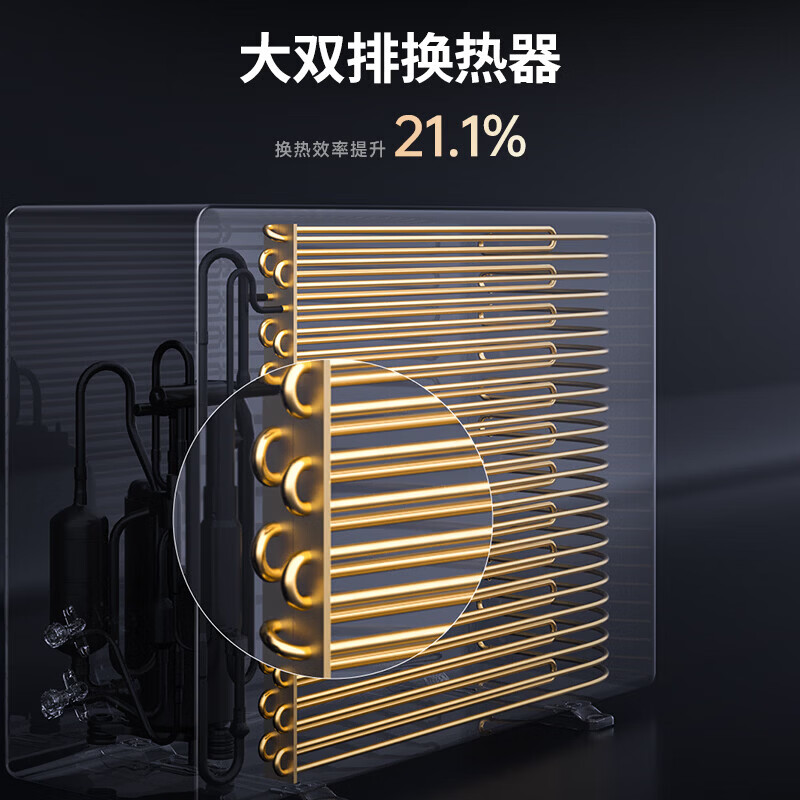 海尔出品统帅空调3匹柜机 超省电新品超一级变频节能立式以旧换新KFR-72LW/LTA1-1高清大图