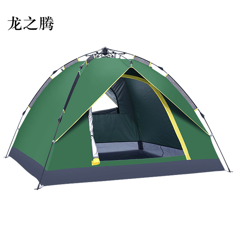 龙之腾全自动速开双人防雨帐篷190*140cm