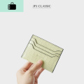 原创新款牛皮小巧卡包女ins风手拿多功能迷你薄款零钱包简约潮NEWLAKE 奶油绿
