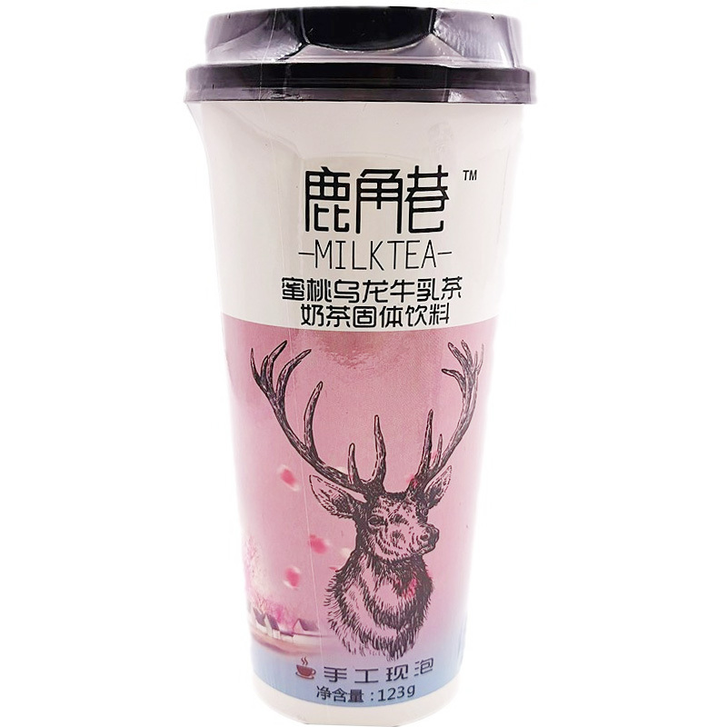 鹿角巷牛乳奶茶蜜桃乌龙味123g