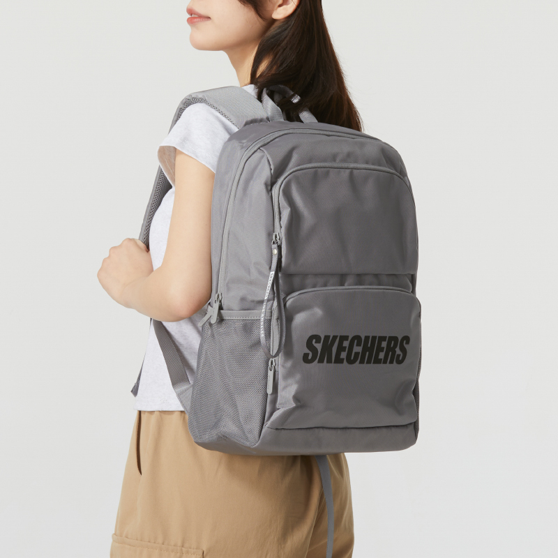 Skechers/斯凯奇男包女包新款双肩包运动包电脑包书包L320U196-0018 ZP