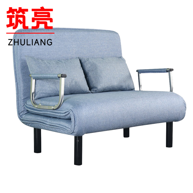 筑亮 沙发床 150*68*85cm蓝色 张高清大图