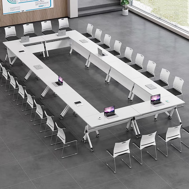 帝德龙折叠桌培训桌洽谈桌HG7 1600*400*750mm高清大图