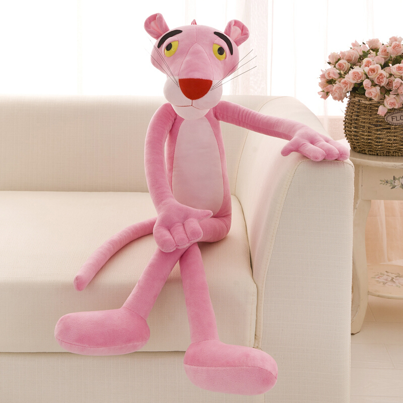 可爱达浪粉红豹公仔毛绒玩具顽皮豹跳跳虎超大号玩偶少女生日 粉红豹