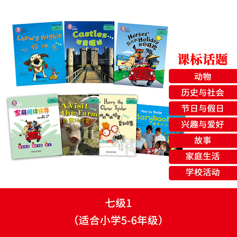 [M]大猫英语分级阅读七级组套(含七级1.2.3)(全22册)-9787513575485高清大图