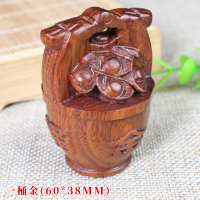 厂家直销老挝花梨木手把件实木旅游工艺品酸枝木把玩件貔貅葫芦象 一桶金