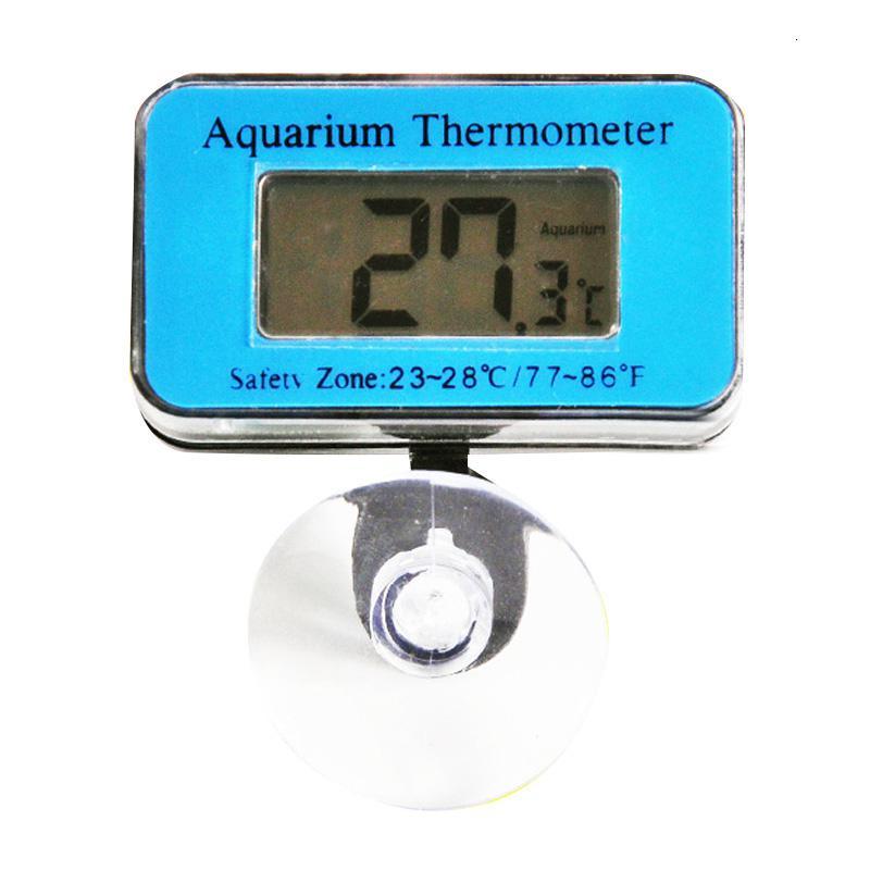 水族箱鱼缸带探头温度计水温测量仪LED数显温度计精准潜水测温高清大图