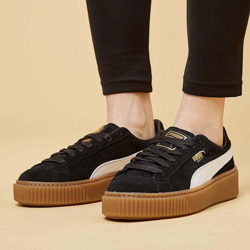 puma彪马女鞋2023新款运动鞋低帮耐磨复古休闲鞋厚底松糕鞋363559