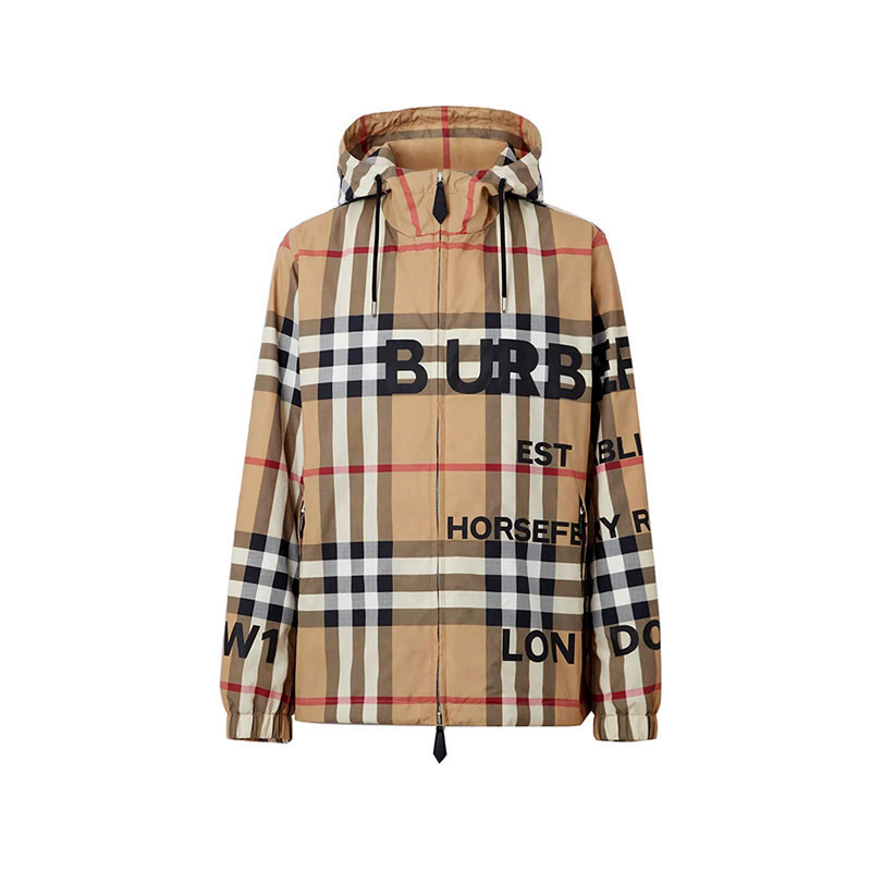 burberry 博柏利 男款休闲连帽夹克上衣外套 80502821