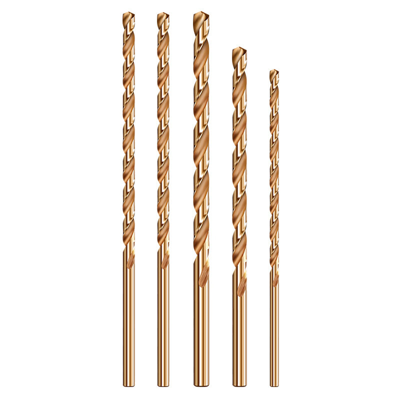 XMSJ含钴加长钻头不锈钢专用直柄麻花钻头超长深孔打孔金属木头高强度 10.5*250mm高清大图