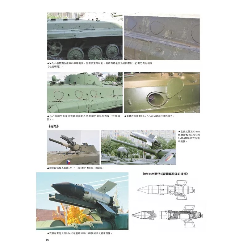 [正版] P-1/2/3步兵战斗车写真集 北星 Hobby Japan高清大图