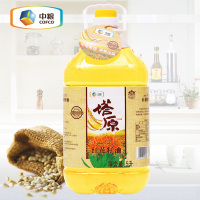 中粮塔原红花籽油5L桶装新疆红花籽油植物油物理压榨一级食用油