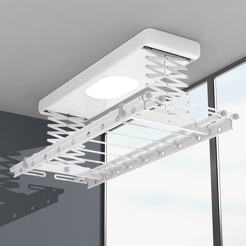 jomoo九牧 抗菌除菌智能晾衣架 电动升降 紫外线消毒 铝合金自动升降