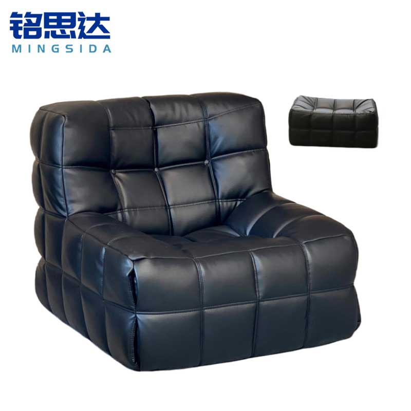 懒 人 沙发接待沙发 接待沙发形休 闲沙发单人 位沙发高清大图