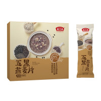 燕之坊五黑燕麦片黑米黑豆黑芝麻黑麦片黑米片营养早餐320g