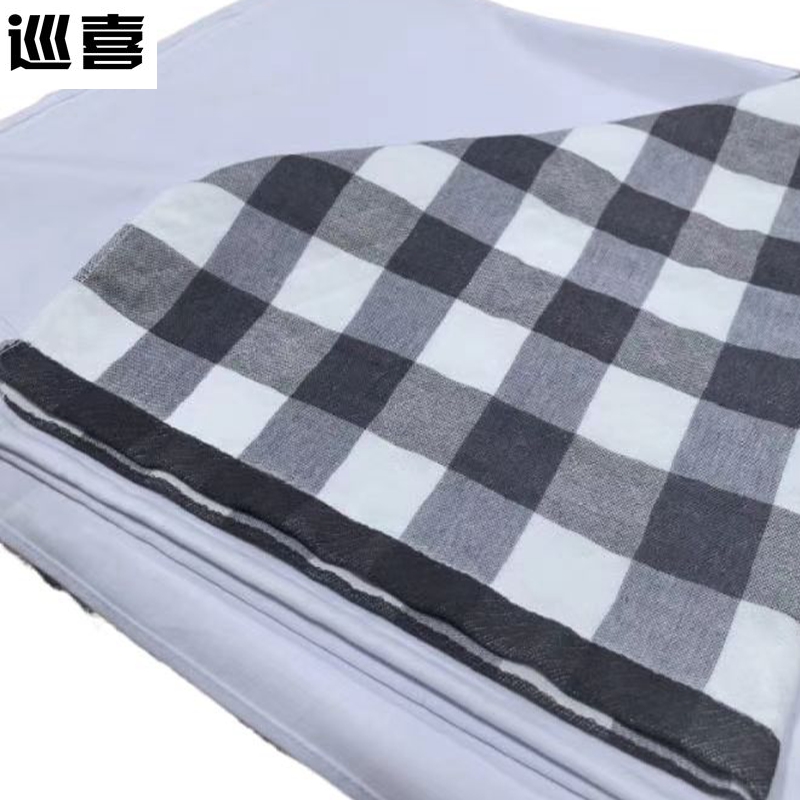 巡喜 全棉四层纱布枕巾 50X80cm (只)高清大图