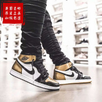 AIR Jordan aj1 HIGH OG“GOLD TOP 3男士黑金鸳鸯、黑红脚趾、黑红禁穿、芝加哥鸳鸯运动篮球鞋