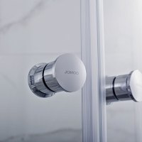 JOMOO九牧 淋浴房 整体淋浴房 钢化玻璃淋浴房 侧拉式不含蒸汽弧形淋浴房 M312/M412